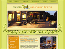 Tablet Screenshot of murphyslandscapingdesign.com